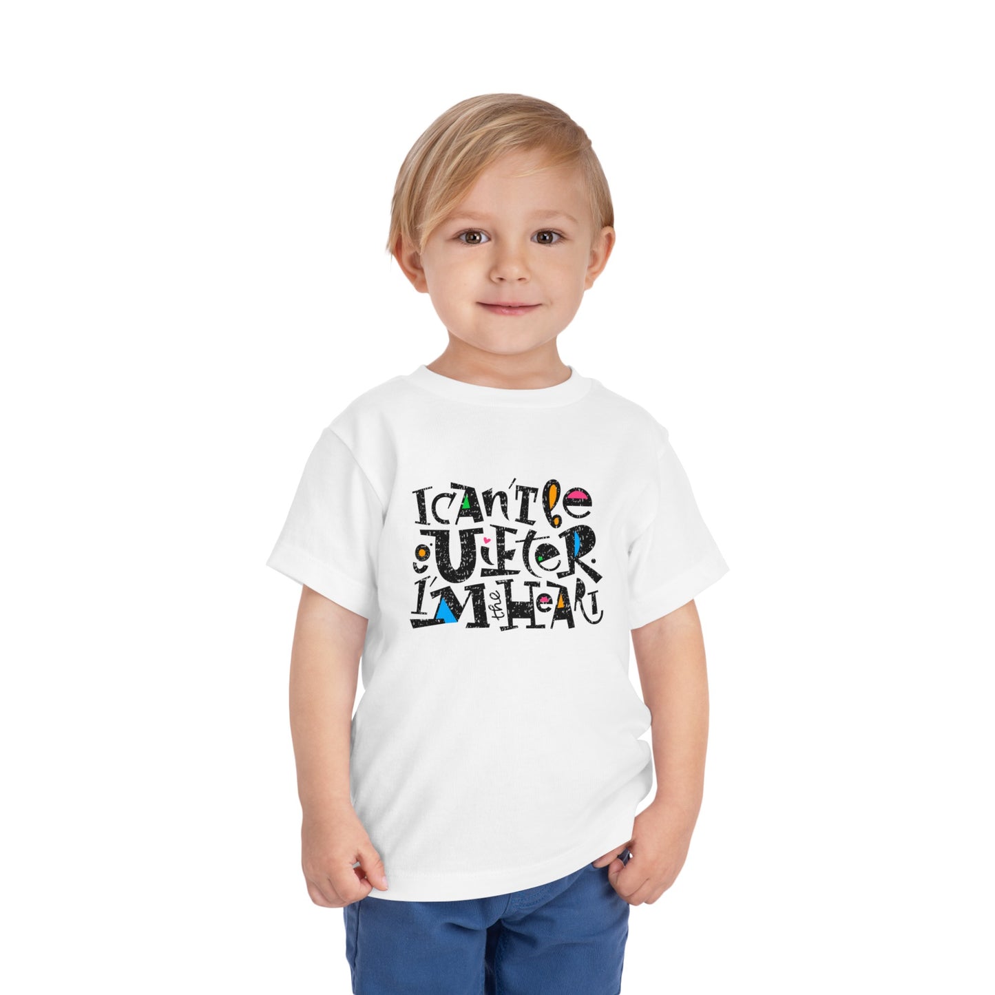 Ich kann nicht leiser sein. Ich bin das Herz. Kleinkinder T-Shirt 