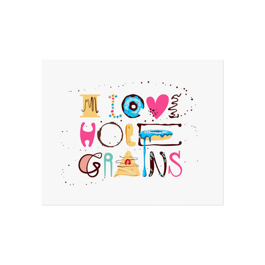 I love hole grains. Fine Art Print